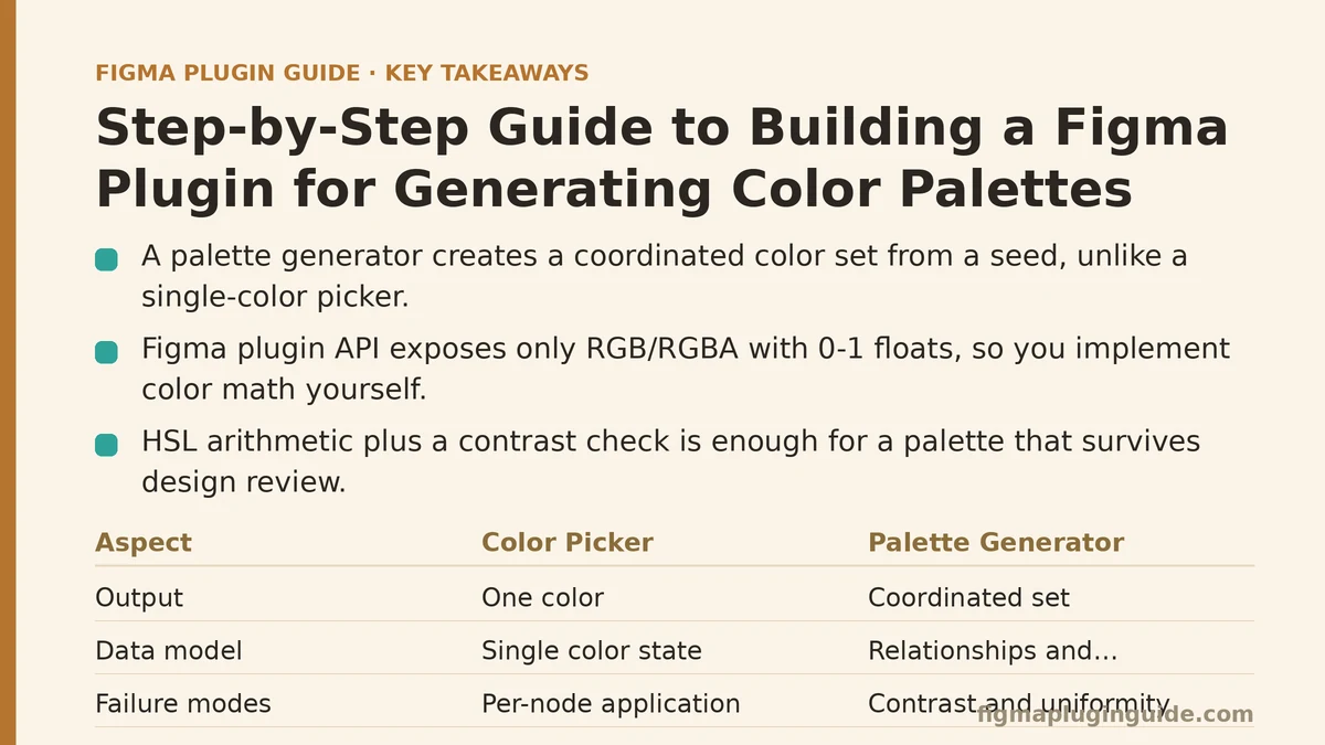 Step-by-Step Guide to Building a Figma Plugin for Generating Color Palettes