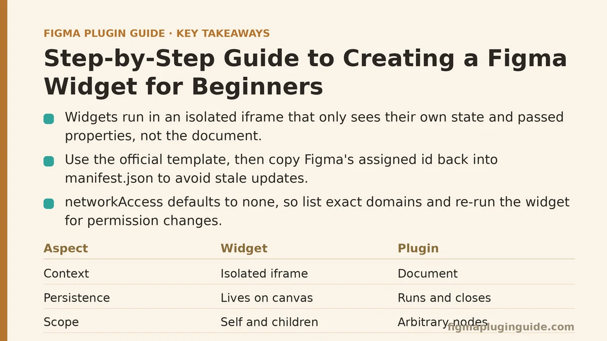Step-by-Step Guide to Creating a Figma Widget for Beginners